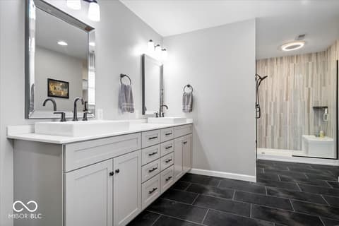 Bathroom at 11416 E Lakeshore Drive, Carmel, IN