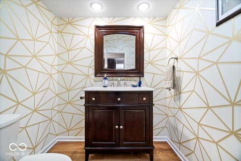 Bathroom at 11416 E Lakeshore Drive, Carmel, IN