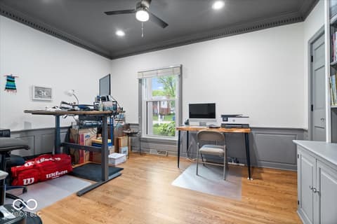 Home office at 11416 E Lakeshore Drive, Carmel, IN