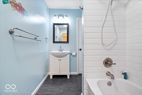 Bathroom at 11416 E Lakeshore Drive, Carmel, IN
