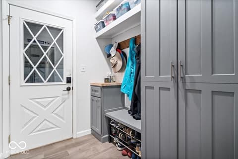 Laundry room at 11416 E Lakeshore Drive, Carmel, IN