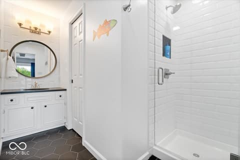 Bathroom at 11416 E Lakeshore Drive, Carmel, IN