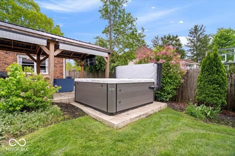 Yard at 11416 E Lakeshore Drive, Carmel, IN