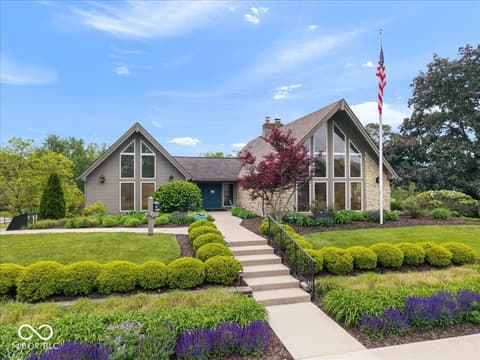 Front exterior at 11416 E Lakeshore Drive, Carmel, IN