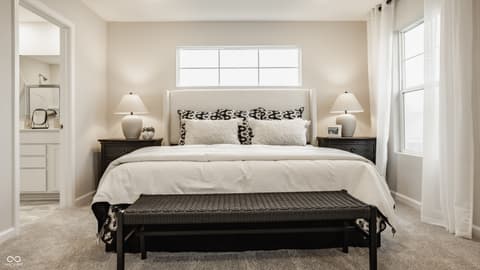 Primary bedroom at 181 Isabelle Lane, Shelbyville, IN