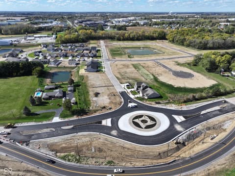 Aerial view at 181 Isabelle Lane, Shelbyville, IN