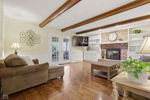 Living room at 14561 Saddleback Drive, Carmel, IN