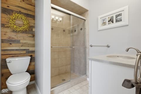 Primary bathroom at 14561 Saddleback Drive, Carmel, IN