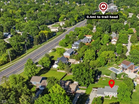 Aerial view at 14561 Saddleback Drive, Carmel, IN