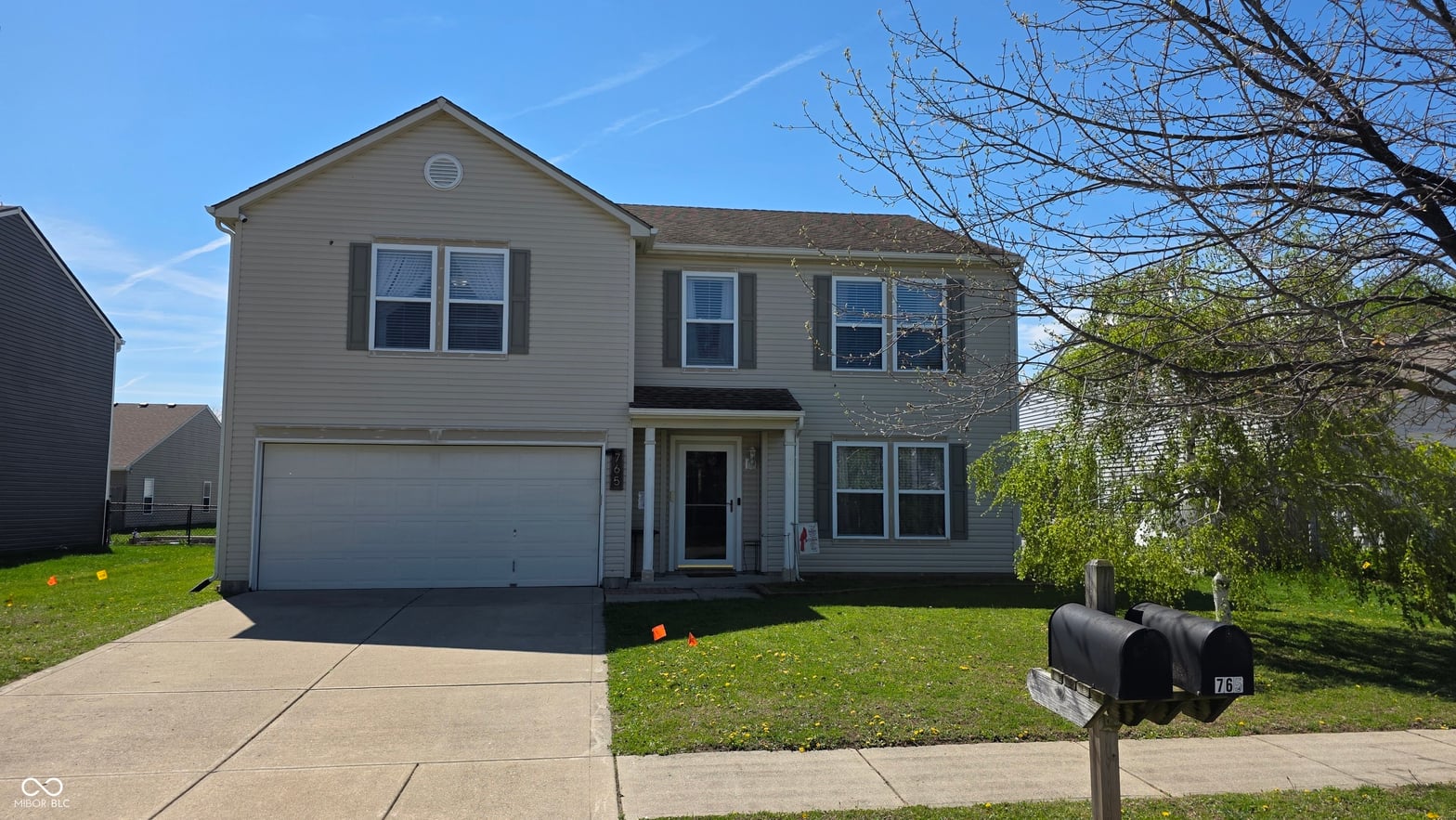 Front exterior at 765 Country Gate Drive, Whiteland, IN