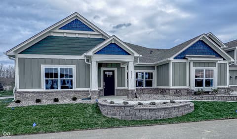 Front exterior at 6222 Fairview Drive, McCordsville, IN