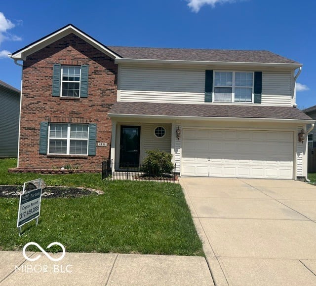 Front exterior at 4538 Brookmeadow Drive, Indianapolis, IN