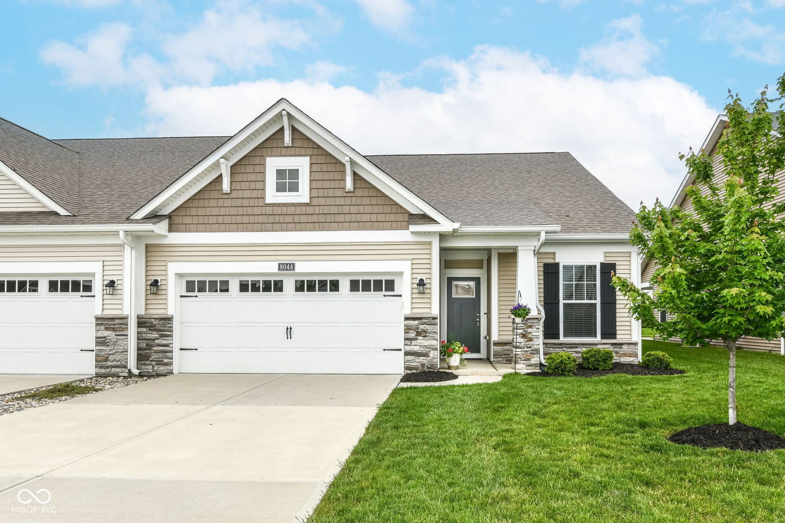 Front exterior at 8044 Rissler Drive, Indianapolis, IN