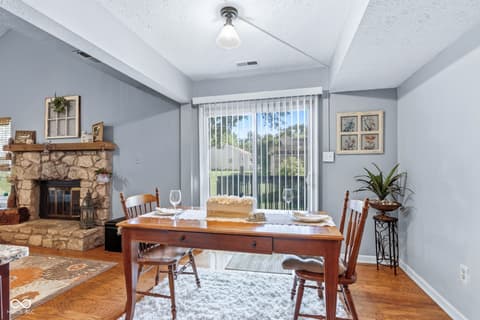 Dining room at 7963 Valley Farms Court, Indianapolis, IN