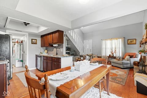 Dining room at 7963 Valley Farms Court, Indianapolis, IN