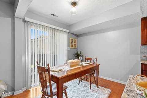 Dining room at 7963 Valley Farms Court, Indianapolis, IN