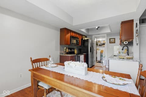 Dining room at 7963 Valley Farms Court, Indianapolis, IN