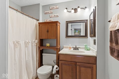 Bathroom at 7963 Valley Farms Court, Indianapolis, IN