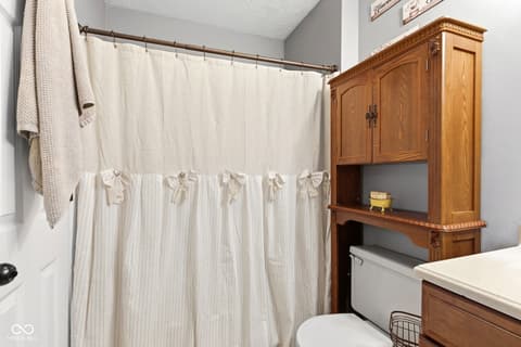 Bathroom at 7963 Valley Farms Court, Indianapolis, IN
