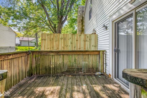 Outdoor living area at 7963 Valley Farms Court, Indianapolis, IN