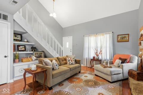Living room at 7963 Valley Farms Court, Indianapolis, IN