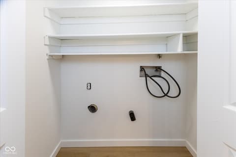 Laundry room at 7913 Hunters Path, Indianapolis, IN