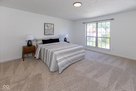 Bedroom at 7913 Hunters Path, Indianapolis, IN