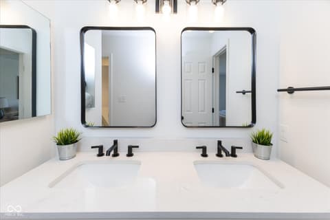 Bathroom at 7913 Hunters Path, Indianapolis, IN