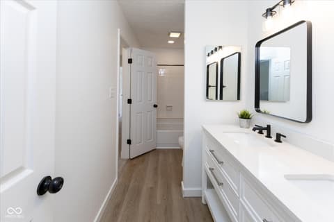 Bathroom at 7913 Hunters Path, Indianapolis, IN