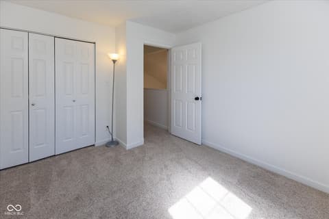 Bedroom at 7913 Hunters Path, Indianapolis, IN