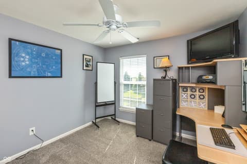 Home office at 1974 Midnight Pass, Brownsburg, IN