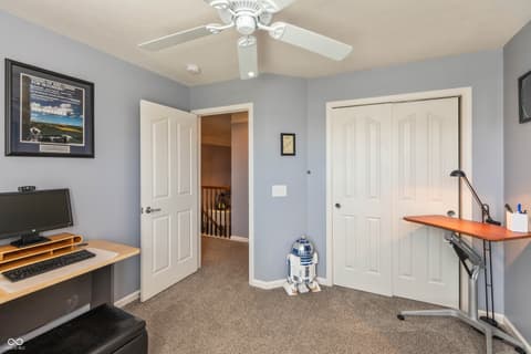 Home office at 1974 Midnight Pass, Brownsburg, IN