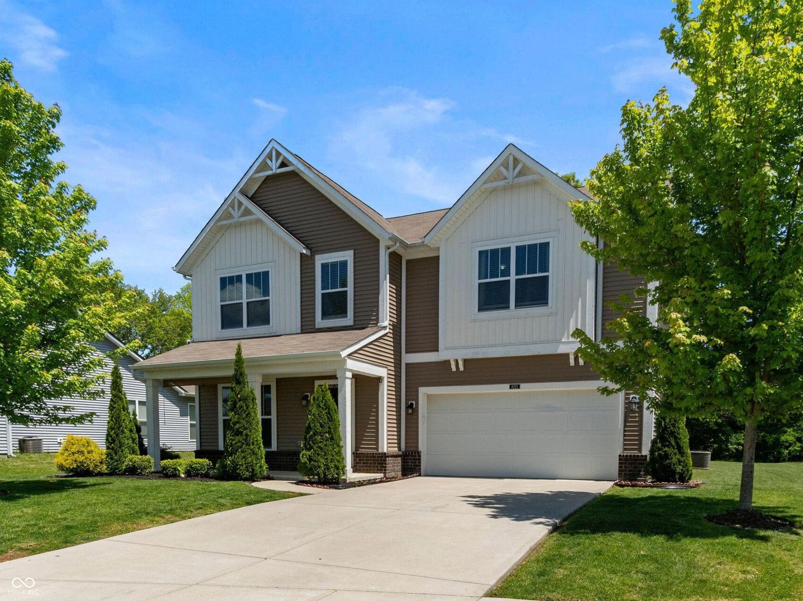 Front exterior at 8223 Morera Court, Indianapolis, IN