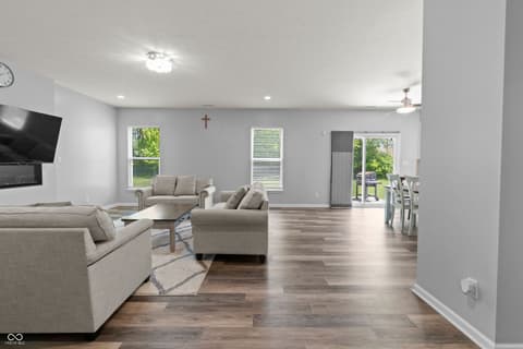 Living room at 8223 Morera Court, Indianapolis, IN