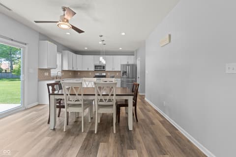 Dining room at 8223 Morera Court, Indianapolis, IN