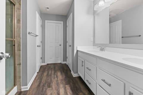 Bathroom at 8223 Morera Court, Indianapolis, IN