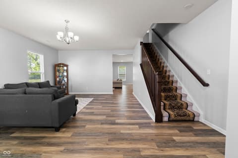 Living room at 8223 Morera Court, Indianapolis, IN