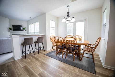 Dining room at 6735 W Odessa Way, McCordsville, IN