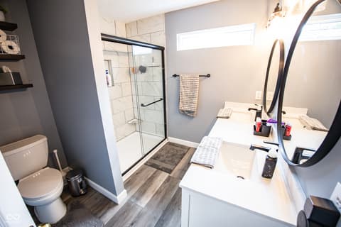 Primary bathroom at 6735 W Odessa Way, McCordsville, IN