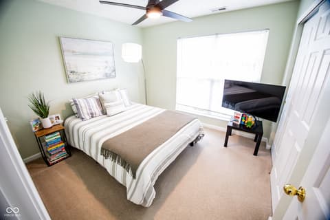 Bedroom at 6735 W Odessa Way, McCordsville, IN