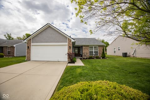 Front exterior at 6735 W Odessa Way, McCordsville, IN