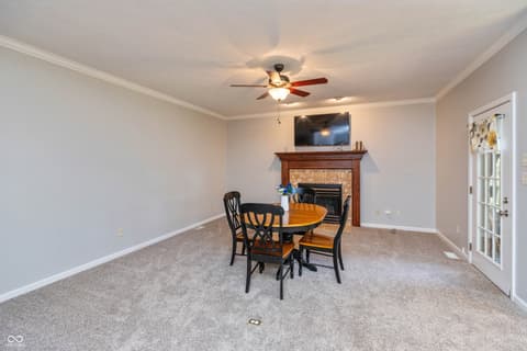 Dining room at 5600 N Red Oak Drive, Greenfield, IN