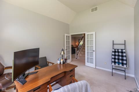 Home office at 5600 N Red Oak Drive, Greenfield, IN