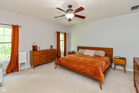Bedroom at 5600 N Red Oak Drive, Greenfield, IN