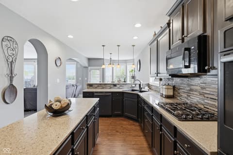 Kitchen at 2797 Knockawuddy Drive, Brownsburg, IN