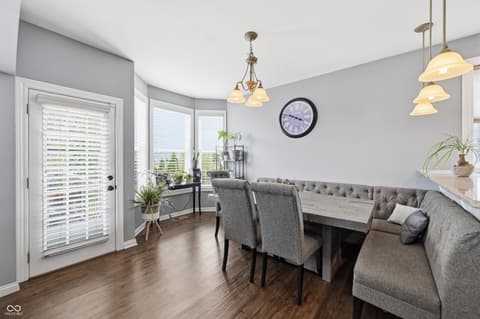 Dining room at 2797 Knockawuddy Drive, Brownsburg, IN