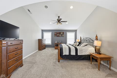 Bedroom at 2797 Knockawuddy Drive, Brownsburg, IN