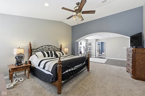 Bedroom at 2797 Knockawuddy Drive, Brownsburg, IN