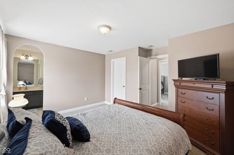 Bedroom at 2797 Knockawuddy Drive, Brownsburg, IN