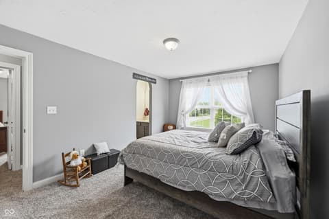 Bedroom at 2797 Knockawuddy Drive, Brownsburg, IN
